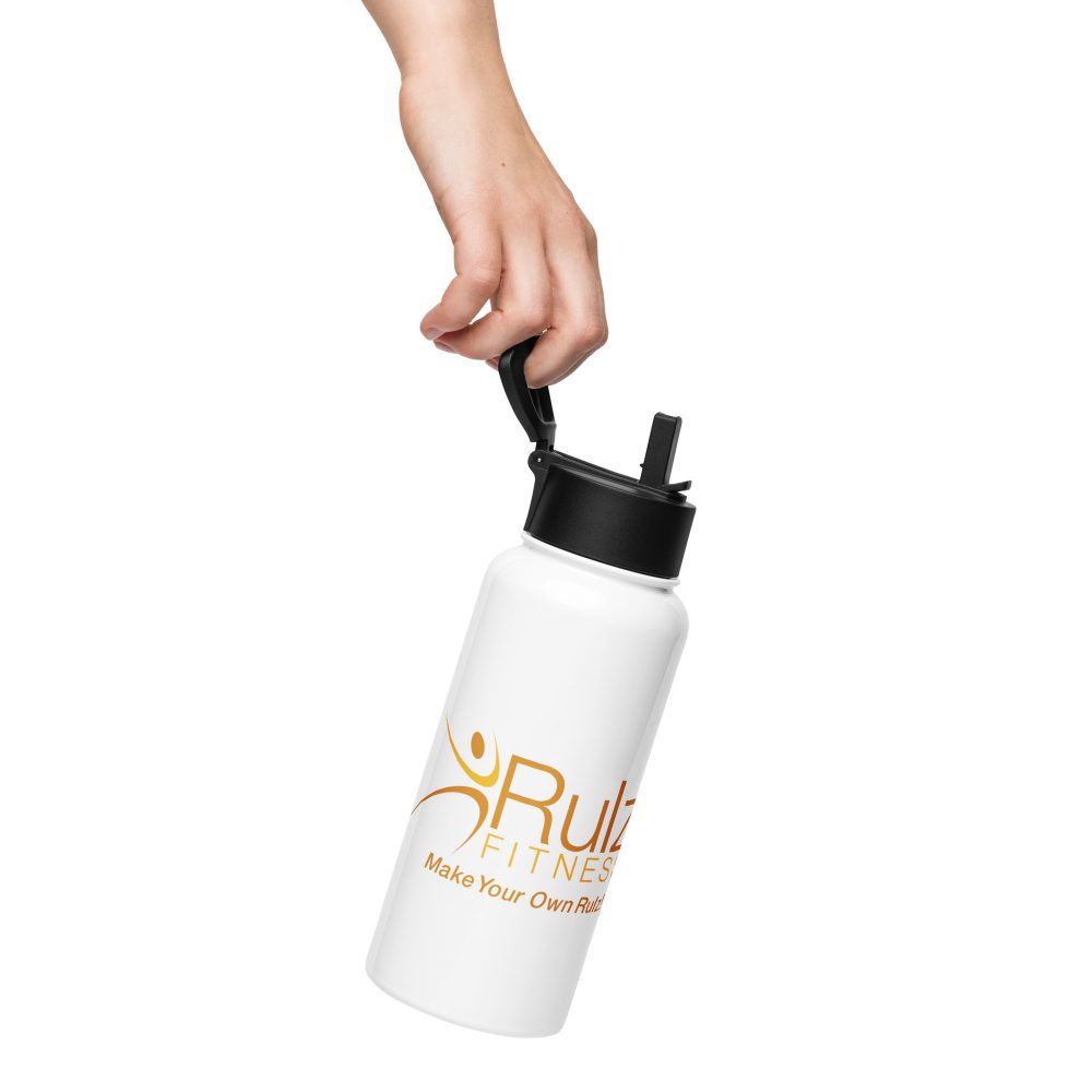 RF Diva Stainless steel water bottle with a straw lid - Image 2